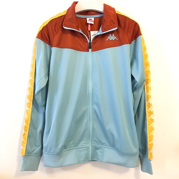 yellow kappa track jacket